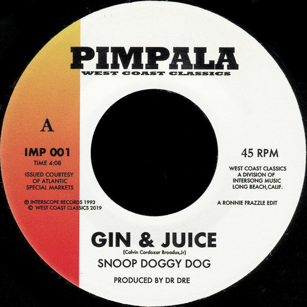 Snoop Dogg / DJ Quik - Gin & Juice / Jus Lyke Compton
