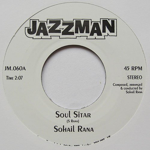 Suhail Rang Sohail Rana / The Punjabs - Soul Sitar / Sitar Blues, Vinyl, 7