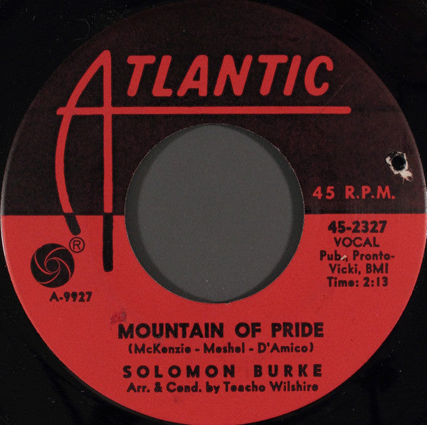 Solomon Burke - I Feel A Sin Coming On / Mountain Of Pride - The Funkadoobian