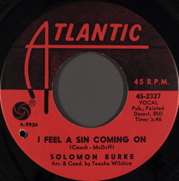 Solomon Burke - I Feel A Sin Coming On / Mountain Of Pride - The Funkadoobian