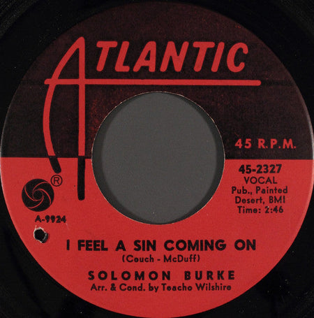 Solomon Burke - I Feel A Sin Coming On / Mountain Of Pride - The Funkadoobian