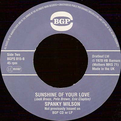 Spanky Wilson - You