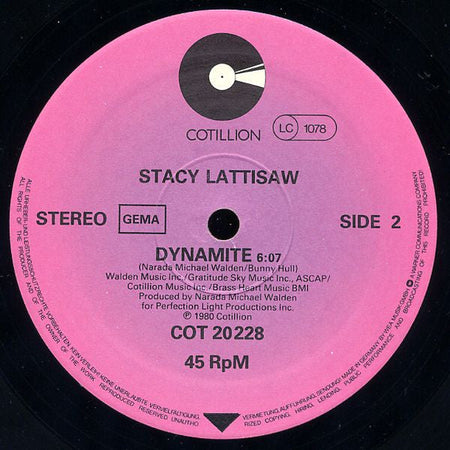 Stacy Lattisaw - Jump To The Beat / Dynamite - The Funkadoobian
