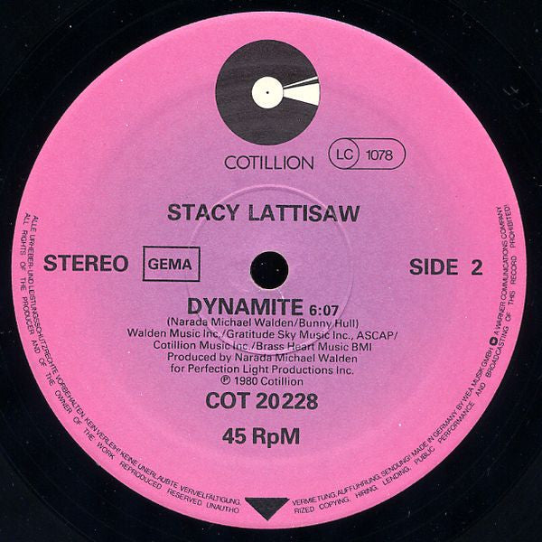Stacy Lattisaw - Jump To The Beat / Dynamite - The Funkadoobian