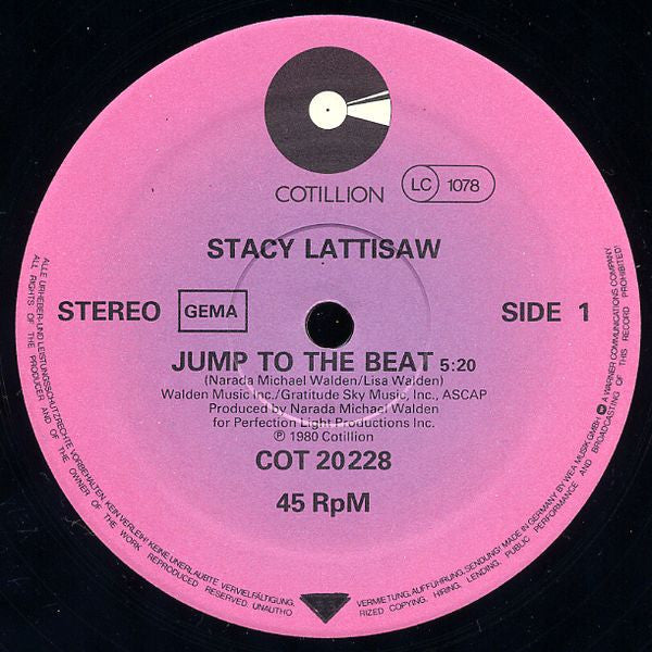 Stacy Lattisaw - Jump To The Beat / Dynamite - The Funkadoobian