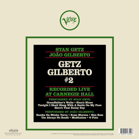 Stan Getz João Gilberto - Getz/Gilberto #2 (Recorded Live At Carnegie Hall) - The Funkadoobian