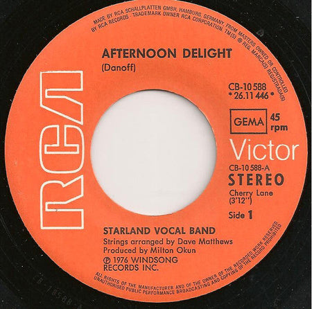 Starland Vocal Band - Afternoon Delight - The Funkadoobian