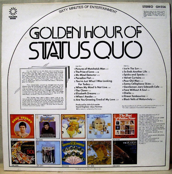 Status Quo - Golden Hour Of Status Quo - The Funkadoobian