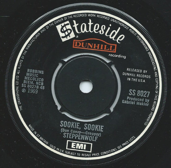 Steppenwolf - Magic Carpet Ride / Sookie Sookie - The Funkadoobian