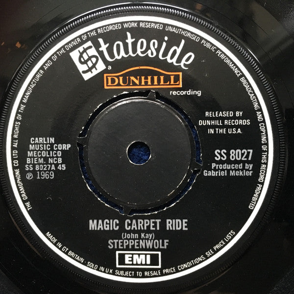 Steppenwolf - Magic Carpet Ride / Sookie Sookie - The Funkadoobian