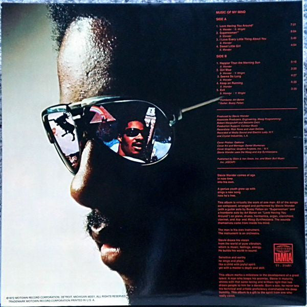 Stevie Wonder - Music Of My Mind - The Funkadoobian