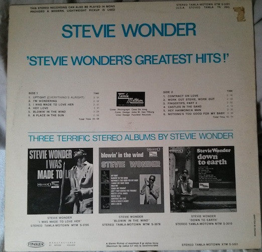 Stevie Wonder - Stevie Wonder's Greatest Hits! - The Funkadoobian