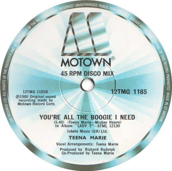 Teena Marie - Behind The Groove - The Funkadoobian