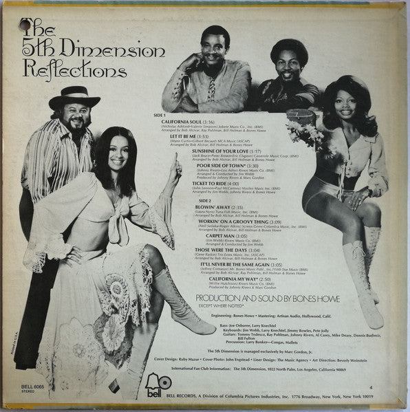 The Fifth Dimension - Reflections - The Funkadoobian