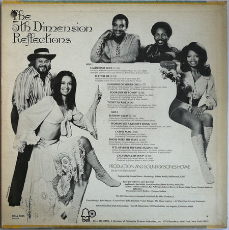 The Fifth Dimension - Reflections - The Funkadoobian