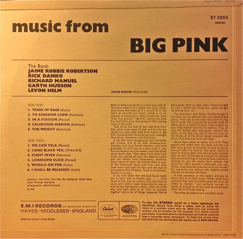 The Band - Music From Big Pink - The Funkadoobian