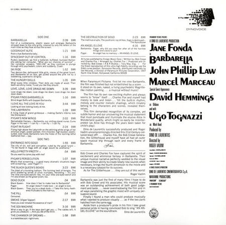 The Bob Crewe Generation - Barbarella (Motion Picture Soundtrack) - The Funkadoobian