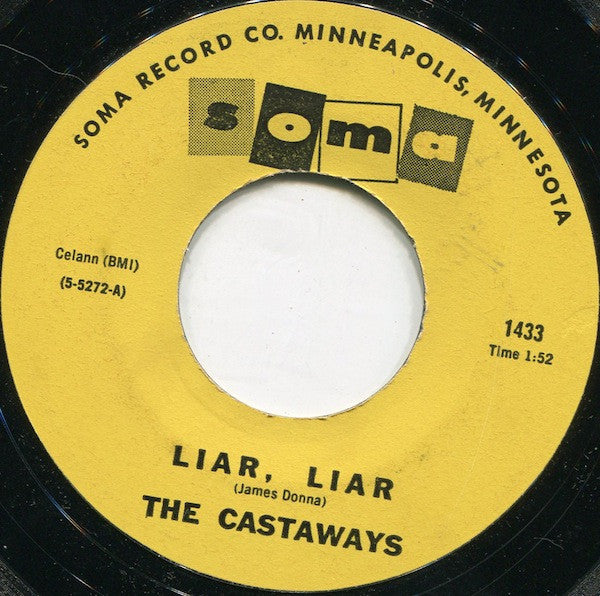 The Castaways - Liar Liar / Sam - The Funkadoobian