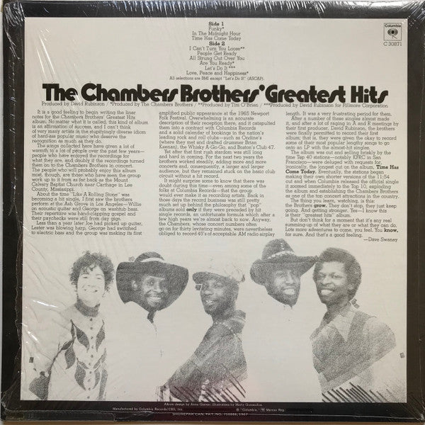 The Chambers Brothers - The Chambers Brothers' Greatest Hits - The Funkadoobian