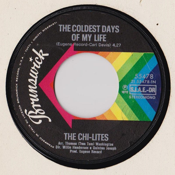 The Chi-Lites - The Coldest Days Of My Life