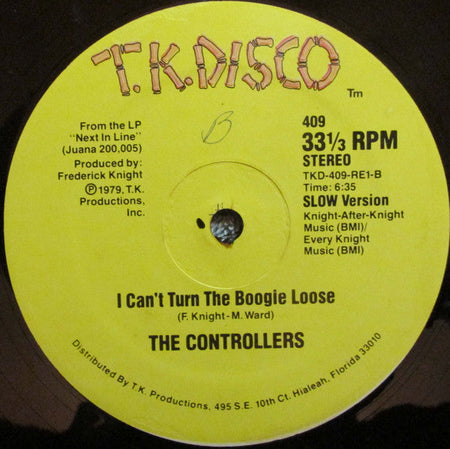The Controllers (2) - I Can't Turn The Boogie Loose - The Funkadoobian