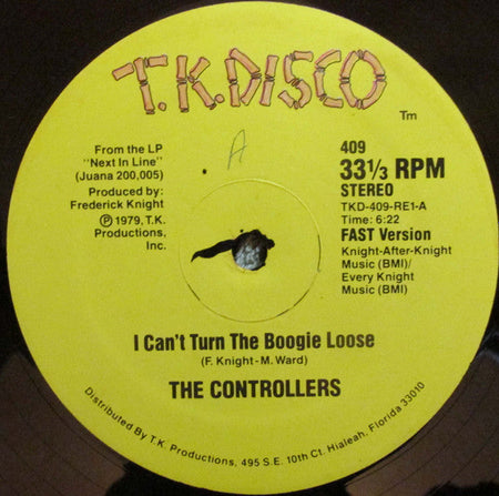 The Controllers (2) - I Can't Turn The Boogie Loose - The Funkadoobian