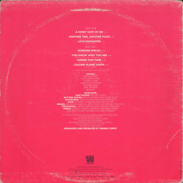 The Dennis Coffey Band - A Sweet Taste Of Sin - The Funkadoobian