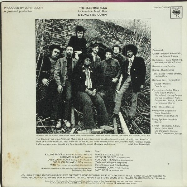 The Electric Flag - A Long Time Comin' - The Funkadoobian