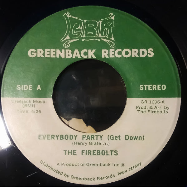 Firebolts - Everybody Party (Get Down) - The Funkadoobian