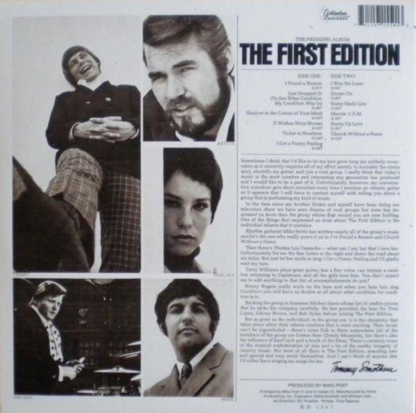 Kenny Rogers & The First Edition - The First Edition - The Funkadoobian