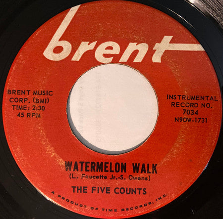 The Five Counts - Watermelon Walk / Spanish Nights - The Funkadoobian