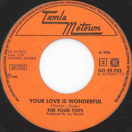 Four Tops - If I Were A Carpenter - The Funkadoobian