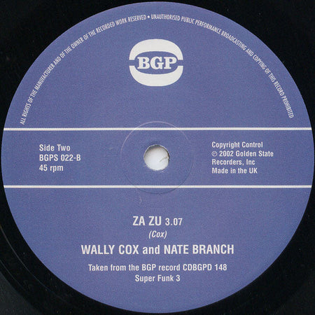 The Generation / Wally Cox And Nate Branch - I'm A Good Woman / Za Zu - The Funkadoobian