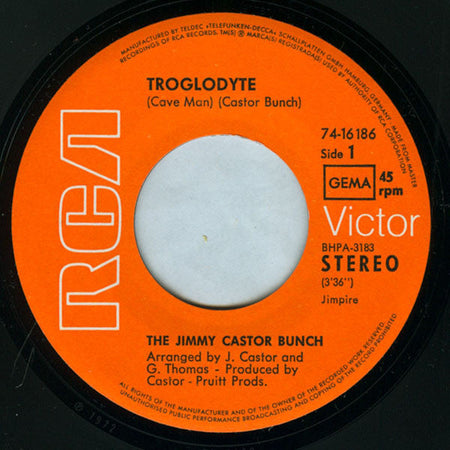 The Jimmy Castor Bunch - Troglodyte (Cave Man) - The Funkadoobian