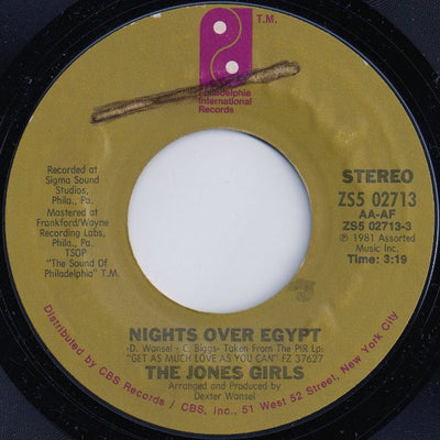 The Jones Girls - Nights Over Egypt / You're Breakin' My Heart