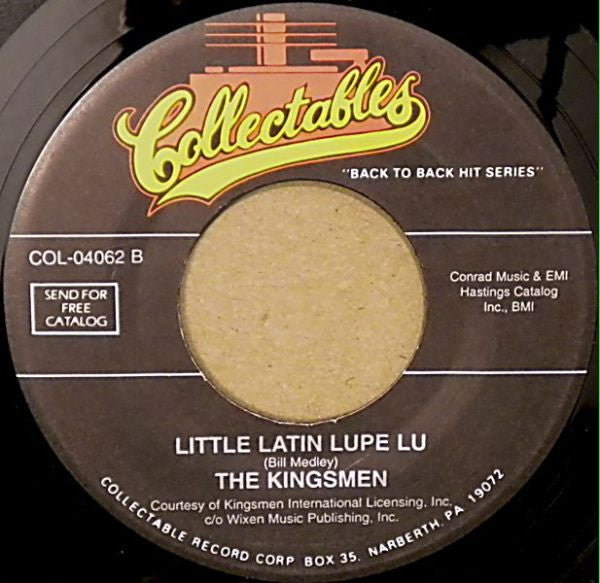 The Kingsmen-Louie Louie / Little Latin Lupe Lu - The Funkadoobian
