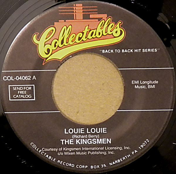 The Kingsmen-Louie Louie / Little Latin Lupe Lu - The Funkadoobian