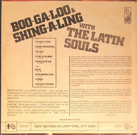 The Latin Souls (3) - Boo-Ga-Loo And Shing-A-Ling - The Funkadoobian
