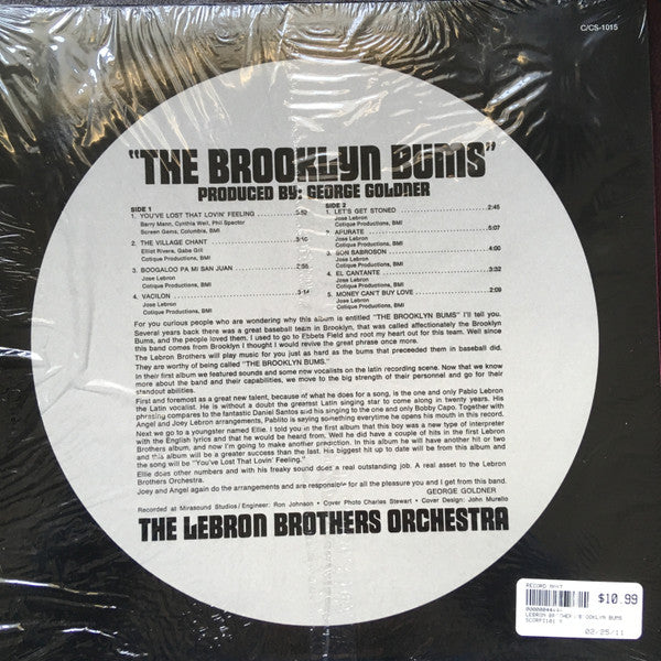 The Lebron Brothers Orchestra - The Brooklyn Bums - The Funkadoobian