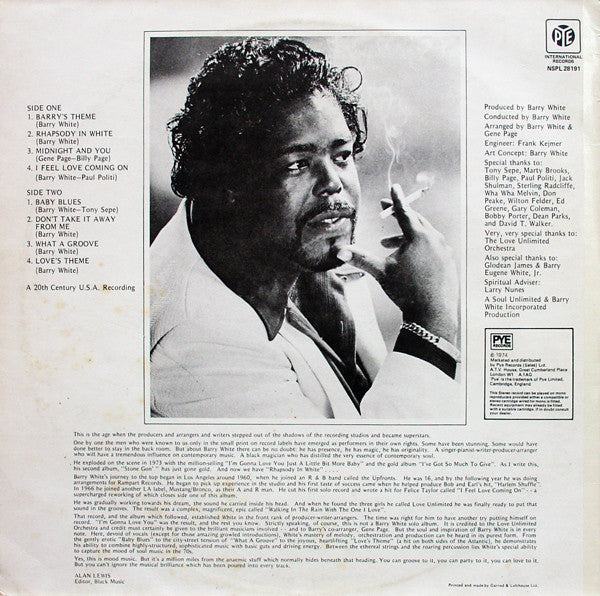 Love Unlimited Orchestra - Rhapsody In White - The Funkadoobian