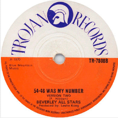 The Maytals / Beverley's All Stars - 54-46 Was My Number - The Funkadoobian