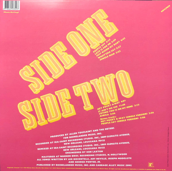 The Meters - Rejuvenation - The Funkadoobian