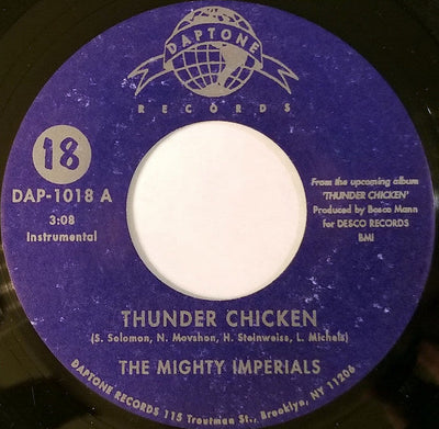 The Mighty Imperials - Thunder Chicken / Chico's Barnyard