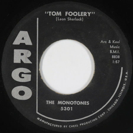 The Monotones - Zombi / Tom Foolery - The Funkadoobian