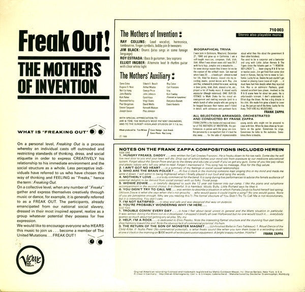 The Mothers - Freak Out! - The Funkadoobian