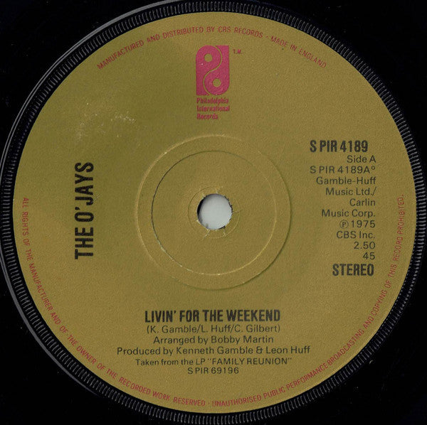 The O'Jays - Livin' For The Weekend - The Funkadoobian