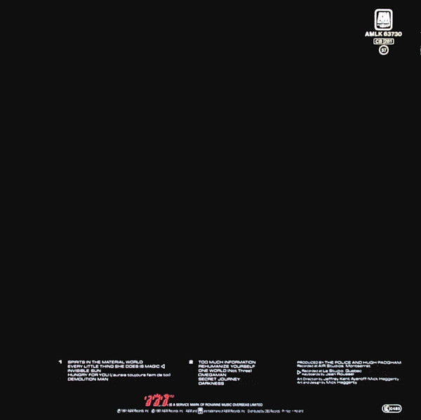 The Police - Ghost In The Machine - The Funkadoobian