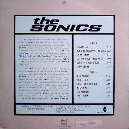 The Sonics - Boom - The Funkadoobian