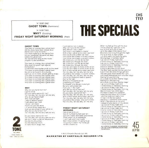 The Specials - Ghost Town - The Funkadoobian