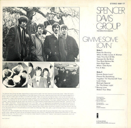 The Spencer Davis Group - Gimme Some Lovin' - The Funkadoobian